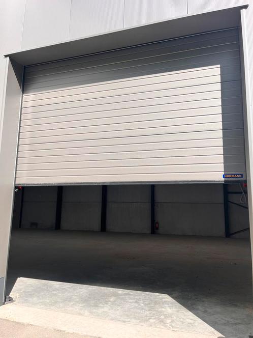 2 x Sectionaalpoort Hormann 4x4,5, Doe-het-zelf en Bouw, Rolluiken, Gebruikt, 200 cm of meer, 200 cm of meer, Grijs, Elektrische bediening