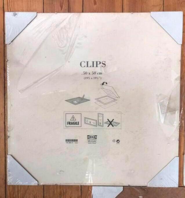Ikea clips fotokaders 50x50, Huis en Inrichting, Woonaccessoires | Lijsten, Ophalen