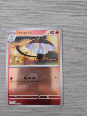 White Flare Lampent reverse pokeball 017 beschikbaar voor biedingen