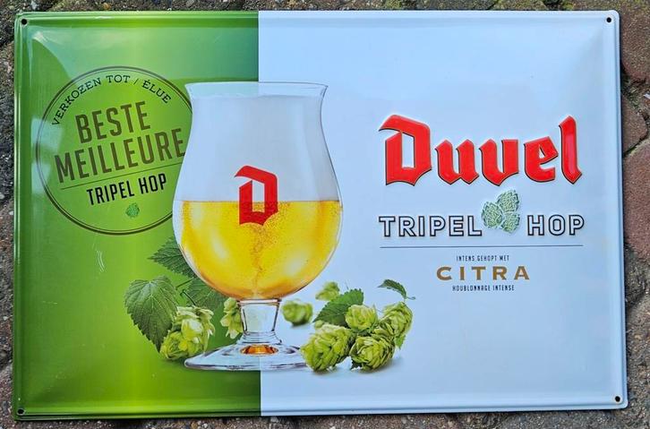 Duvel Tripel Hop publiciteitsbord
Dit is een geb, Verzamelen, Biermerken, Zo goed als nieuw, Duvel, Ophalen of Verzenden
