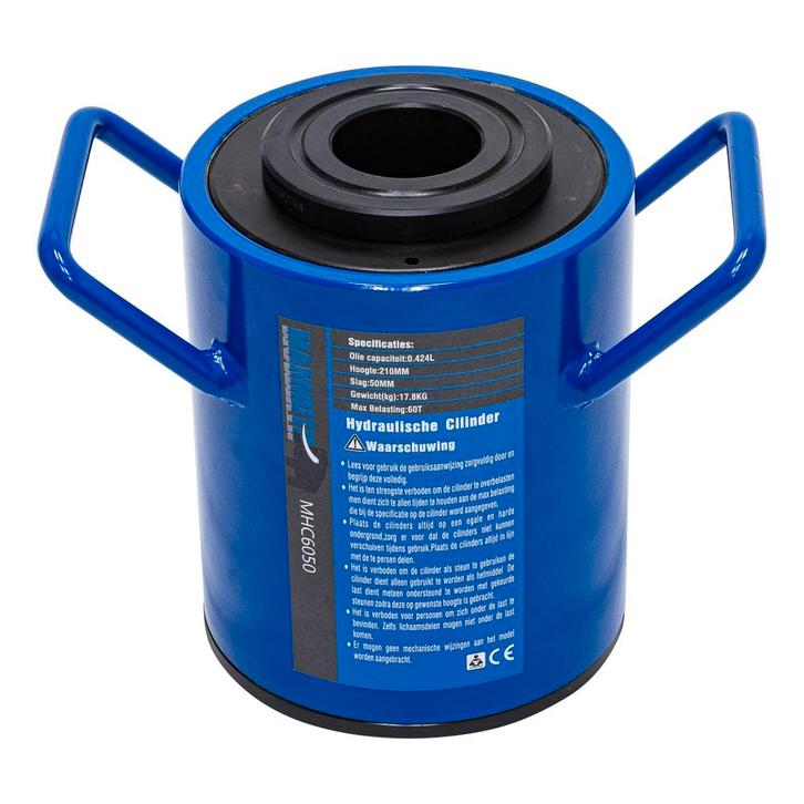 Holle hydraulische cilinder 60 TON slag : 50 mm, Auto diversen, Autogereedschap, Verzenden