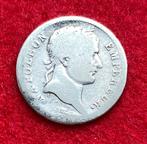 Zeldzame zilveren munt van 1 Franse frank uit 1810, Antiek en Kunst, Antiek | Zilver en Goud, Ophalen of Verzenden, Zilver