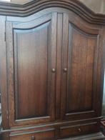 Kast Hout massief, Huis en Inrichting, Kasten | Buffetkasten, Ophalen, Gebruikt, 200 cm of meer, Klassiek