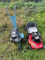 Grasmaaier en tuinfrees voor opmaak/onderdelen, Ophalen, Cirkelmaaier, Gebruikt, Opvangbak