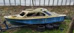 Plezierbootje op te knappen zonder motor, Watersport en Boten, Ophalen, Geen motor, Gebruikt, 3 tot 6 meter