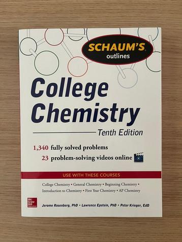 Schaum's Outline of College Chemistry, 10th Edition beschikbaar voor biedingen