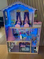 Nieuw groot houten poppenhuis Kidkraft met meubeltjes, Kinderen en Baby's, Ophalen, Zo goed als nieuw, Poppenhuis