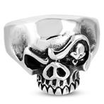 Bague de motard cool à un œil en forme de tête de mort en ac, Bijoux, Sacs & Beauté, Enlèvement ou Envoi, Neuf, Fer ou Acier, Femme ou Homme