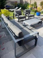 Tuinset in aluminium, Tuin en Terras, Ophalen, 5 zitplaatsen, Bank, Aluminium