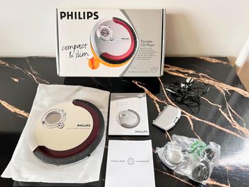 DISCMAN CD PLAYER PHILIPS AX5202 - BOÎTE COMPLET