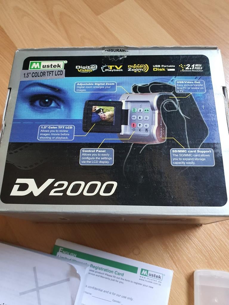 Dv2000  vintage digitale camera, Audio, Tv en Foto, Videocamera's Digitaal, Ophalen