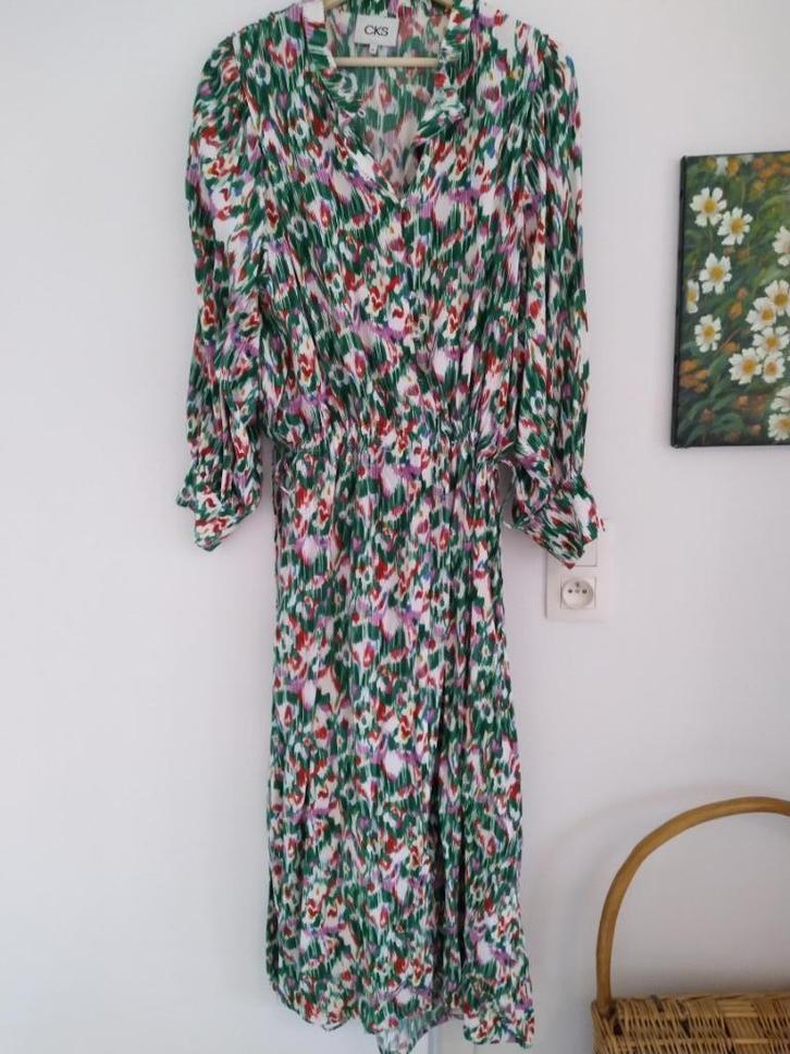 jurk CKS - maat XL - perfecte staat, Kleding | Dames, Jurken, Zo goed als nieuw, Maat 46/48 (XL) of groter, Overige kleuren, Onder de knie