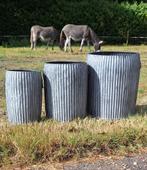 Zinken ton, dolly tub, bucket barrel decoratief in huis/tuin, Antiek en Kunst, Ophalen of Verzenden