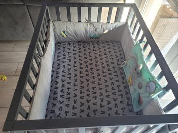 Parc + matelas + contour + housse de matelas, Enfants & Bébés, Enlèvement, Utilisé