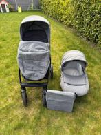 Quax Kinderwagen CROOZ (kleur titanium) 2 in 1 buggy., Zo goed als nieuw, Met reiswieg, Ophalen, Kinderwagen
