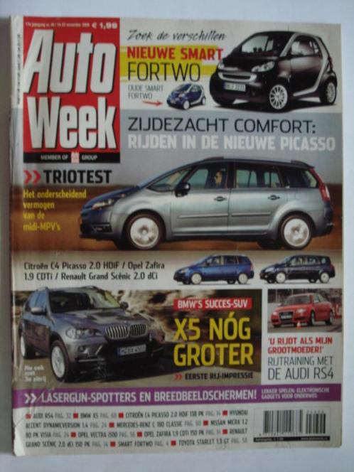 AutoWeek 46-2006 Citroën C4 Picasso/Audi RS4/Opel Vectra i50, Livres, Autos | Brochures & Magazines, Utilisé, Général, Envoi
