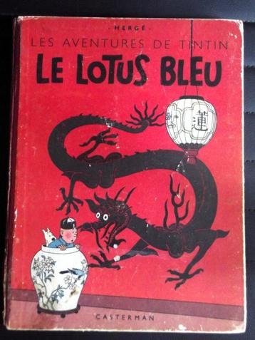 EO couleur / Tintin Le Lotus Bleu disponible aux enchères