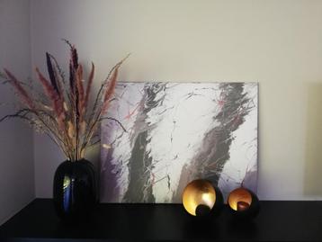 Abstract modern acryl canvas 50 op 40cm