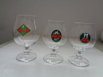 verschillende palmglazen met paardje inde voet, Enlèvement, Comme neuf, Verre ou Verres, Palm