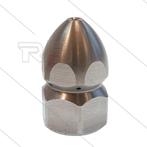RVS Rioolnozzle 1/2 inch 4-Jets 0.150mm, Verzenden