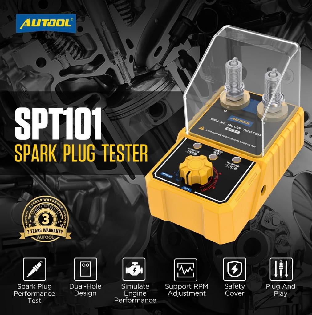 AUTOOL SPT101 Auto Bougie Tester voor 12V Voertuigen, Auto diversen, Autogereedschap, Ophalen of Verzenden