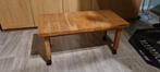 Eiken salontafel zelfgemaakt, Huis en Inrichting, Tafels | Salontafels, Ophalen, Gebruikt, 100 tot 150 cm, Eikenhout