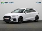 Audi A3 Sportback A3 Sportback 40 TFSI e PHEV S line S troni, Auto's, Automaat, Wit, Lederen bekleding, Hybride Elektrisch/Benzine