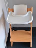 Stokke Tripp Trapp babyset en tafelblad wit, Kinderen en Baby's, Kinderstoelen, Ophalen, Zo goed als nieuw, Meegroeistoel, Stoelverkleiner