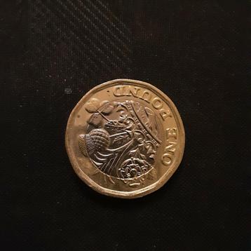 Een pond verzamelaarsmunt QUEEN ELIZABETH 2 (2017)   beschikbaar voor biedingen