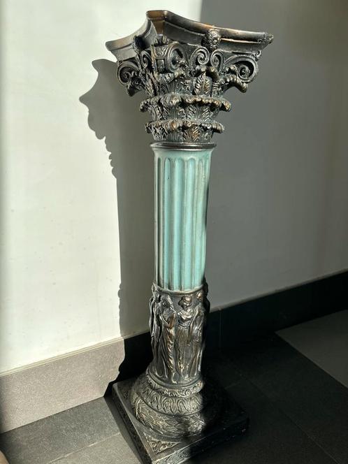 Antieke Pilaster (halfzuil) - Korintisch kapiteel Jaren 20, Antiek en Kunst, Antiek | Woonaccessoires, Ophalen