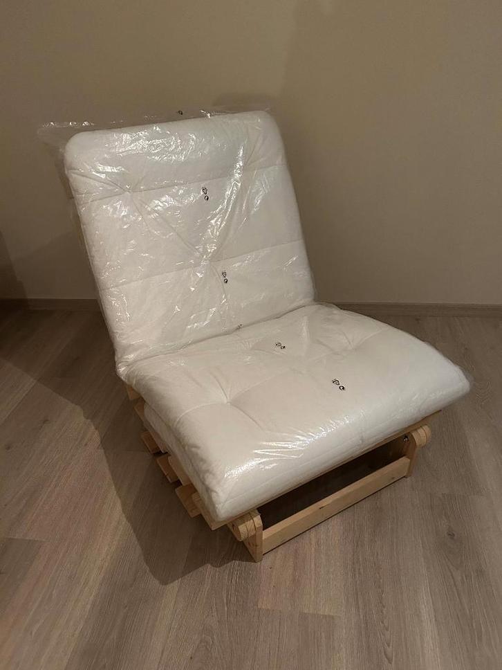 Vintage 1-persoons zetelbed 'Grankulla', Maison & Meubles, Canapés | Salons, Comme neuf, Banc droit, Une personne, Moins de 150 cm