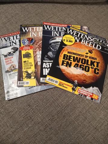 4 tijdschriften Wetenschap in beeld, Enlèvement ou Envoi, Utilisé