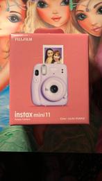 Instax mini 11 lila met tasje, Audio, Tv en Foto, Fotocamera's Analoog, Ophalen of Verzenden, Zo goed als nieuw, Polaroid, Fuji