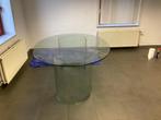 Glazen design eettafel, 150 à 200 cm, Cinq personnes ou plus, Comme neuf, Enlèvement