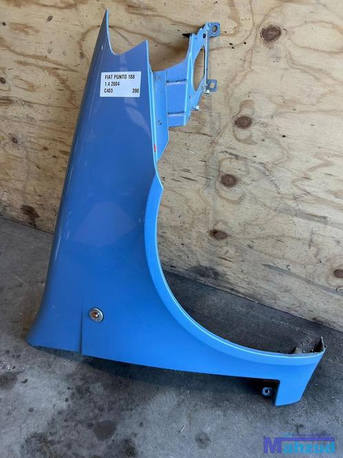 FIAT PUNTO 2 188 blauw rechts voorscherm zijscherm 2002-2005, Auto-onderdelen, Carrosserie, Spatbord, Fiat, Gebruikt, Ophalen of Verzenden