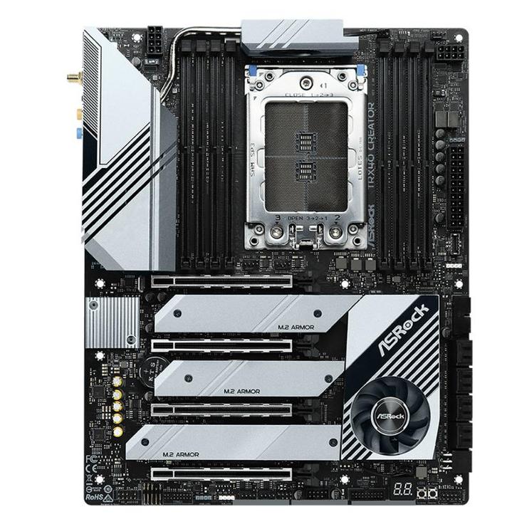 ASRock TRX40 Creator TRX40 Moederbord, Computers en Software, Moederborden, Zo goed als nieuw, Intel, DDR4, Ophalen of Verzenden