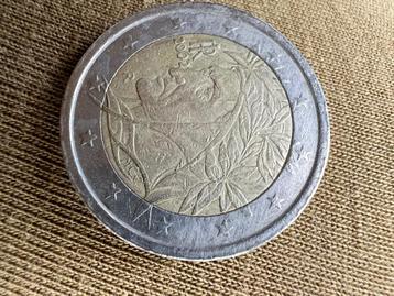 ZELDZAME MUNT 2 EURO 2002 Dante, Postzegels en Munten, Ophalen, Italië, 2 euro, Losse munt