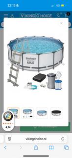 Bestway steel pro max 457x122, Tuin en Terras, Ophalen, Zo goed als nieuw