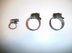 Lot de 3 sangles ajustables en acier, Enlèvement ou Envoi, Utilisé, Autres types