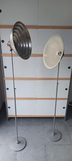 Twee vintage studiolampen, Huis en Inrichting, Ophalen, Gebruikt, Gloeilamp, 60 watt of meer