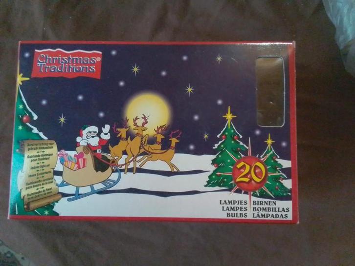 Ancienne guirlande électrique 20 ampoules, Divers, Noël, Enlèvement ou Envoi