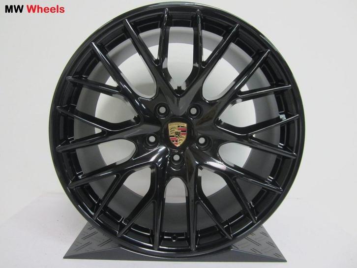 Originele Porsche Panamera 971 21 inch velgen Sport Design, Auto-onderdelen, Banden en Velgen, Velg(en), 21 inch, Personenwagen