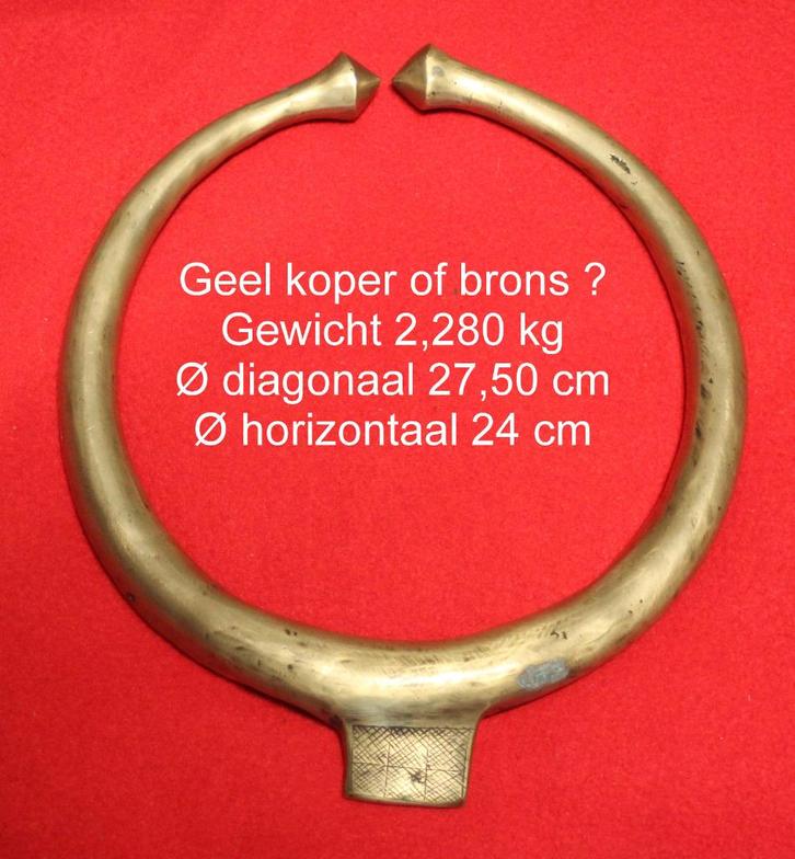 Torque Halsband van de TEKE stam, Antiek en Kunst, Curiosa en Brocante, Ophalen of Verzenden