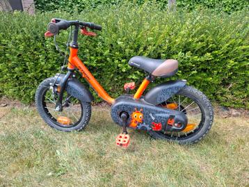 kinderfiets 14 inch, Fietsen en Brommers, Ophalen, Gebruikt, Minder dan 16 inch, B-Twin