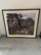 Jacht tafereel, Huis en Inrichting, Woonaccessoires | Schilderijen, Tekeningen en Foto's, Ophalen, Zo goed als nieuw