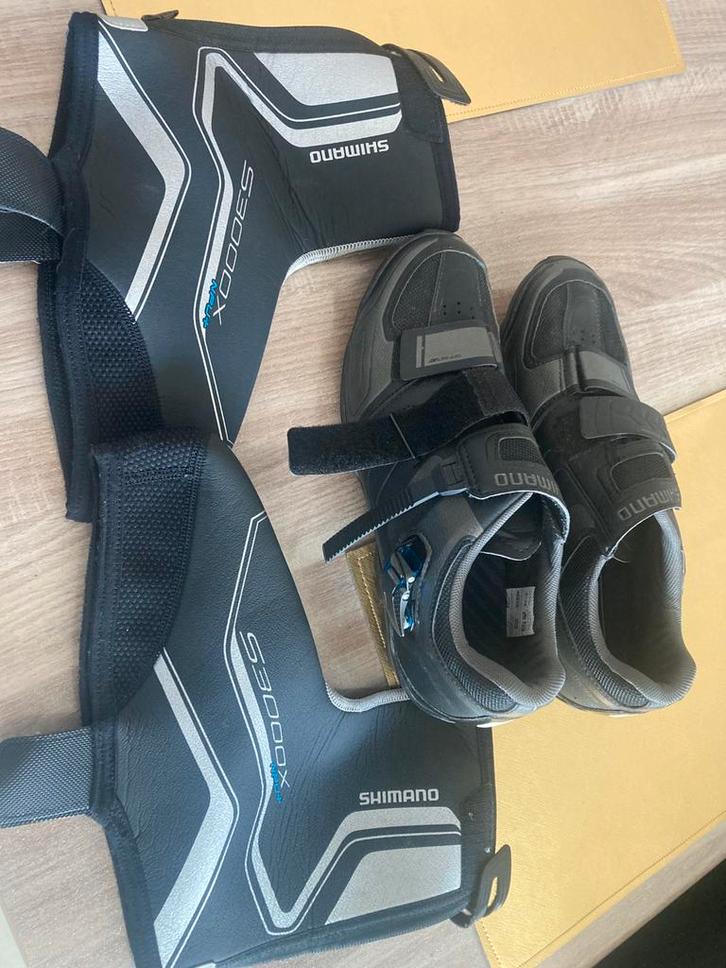 Fietschoenen 45 Shimano, Fietsen en Brommers, Fietsaccessoires | Fietskleding, Zo goed als nieuw, Schoenen, Overige maten, Ophalen