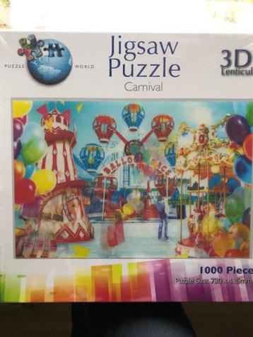 New in seal !Jigsaw Puzzle 3D Carnival 1000st beschikbaar voor biedingen
