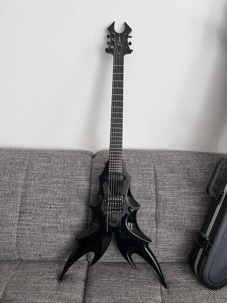 BC Rich Draco Onyx, Muziek en Instrumenten, Snaarinstrumenten | Gitaren | Elektrisch, Zo goed als nieuw, Solid body, Overige merken