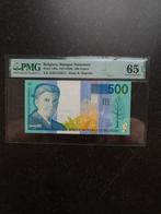 Topkwaliteit 500 francs Magritte PMG 65EPQ, Postzegels en Munten, Bankbiljetten | België, Ophalen of Verzenden, Los biljet