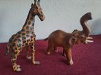 Girafje en olifantje, Verzamelen, Dierenverzamelingen, Ophalen of Verzenden, Gebruikt